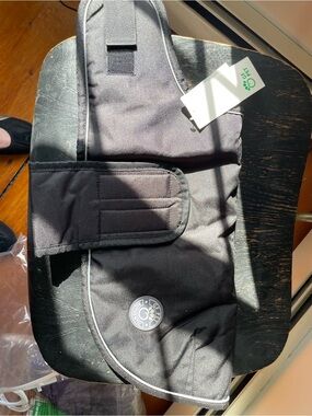 Black Reflective Dog Coat size large
